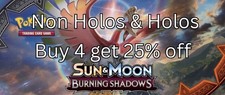 Pokemon TCG Sun & Moon Burning Shadows Non Holos & Holos Choose Your Own
