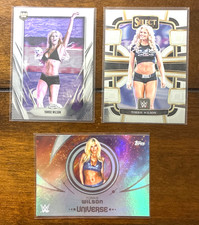 3 Card LOT of WWE Torrie Wilson Wrestling Cards - Universe, Topps Chrome, Select