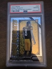 2022 Panini Prizm New Recruits No Huddle Kenny Pickett PSA 10 GEM MT Rookie RC