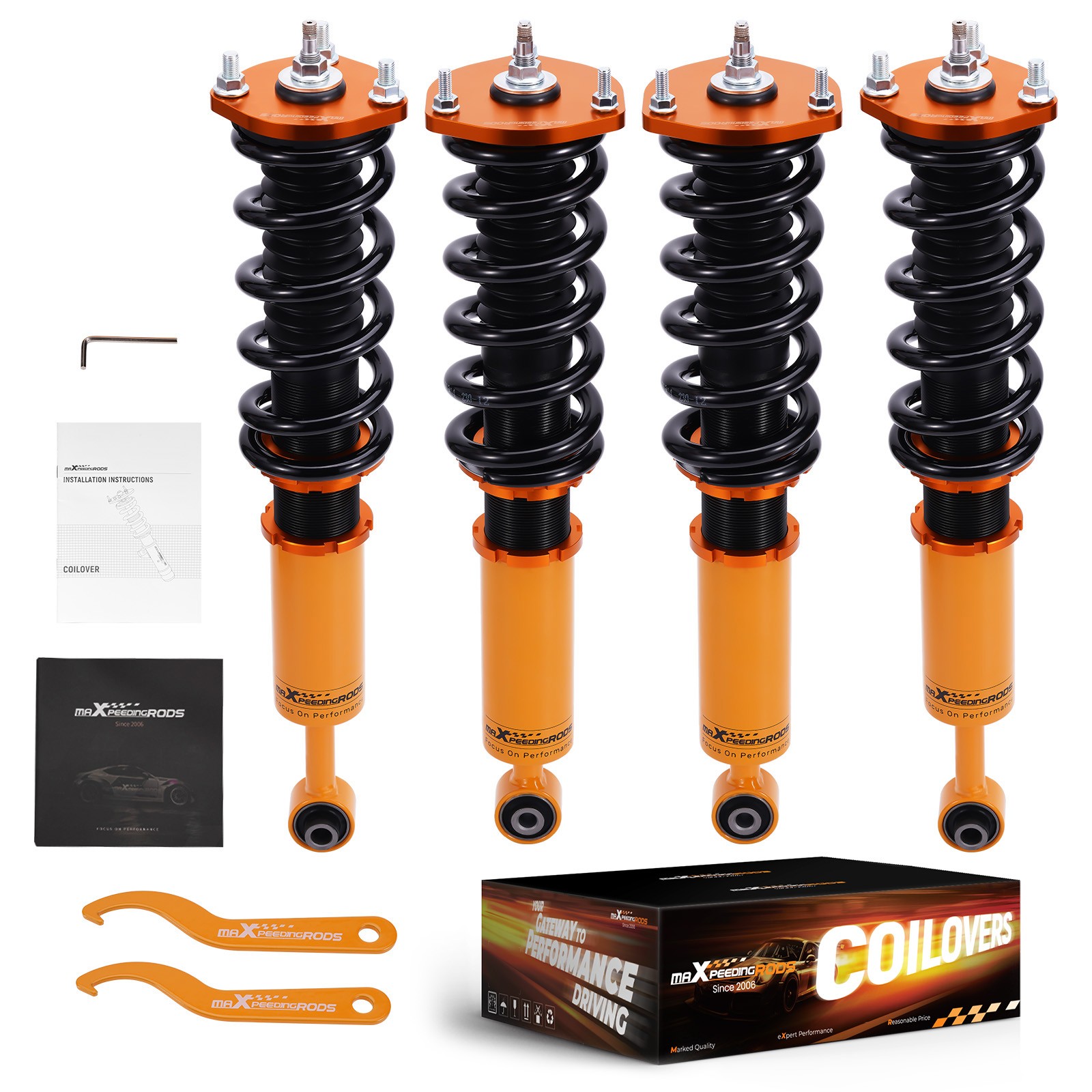 maXpeedingrods Coilovers for Lexus IS200 GXE10 00-05 1G-FE 114KW 155HP