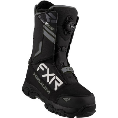 FXR Black Helium Boa boots (Adult Size 4) 210705-1000-36
