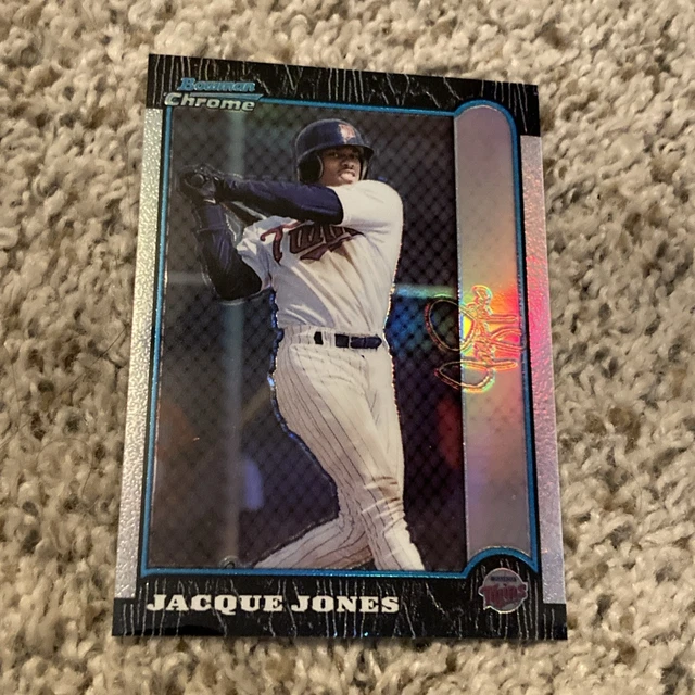 1999 Bowman Chrome GOLD REFRACTOR JACQUE JONES /25 RARE SSP TWINS
