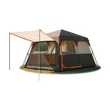 KTT Extra Large Tent 6-10-12-14 Person B ,Family Cabin Tents,2 Rooms,3 Doors ...