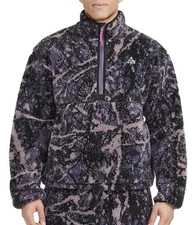 Nike ACG Men's Canwell Glacier Therma-FIT ADV Half-Zip Sherpa Jacket FZ8622