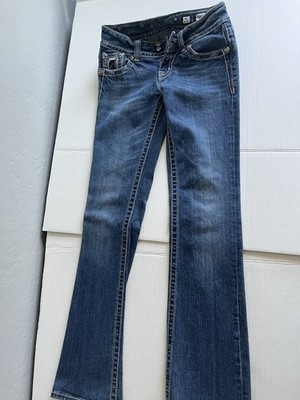 Miss Me Denim Brand Women s Boot Cut Jeans Size 26 waist x 31-1/4  Long