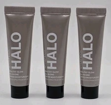 3x Smashbox HALO Healthy Glow Light All-In-One Tinted Moisturizer Mini .24 fl oz