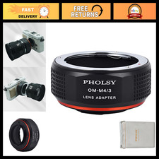 Olympus OM Lens to MFT M4/3 Camera Adapter - High-Quality Lens Converter