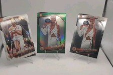 Saniya Rivers 2025 Prizm Green Prizm Aneesah Morrow Seismic Rookie + Base Sun