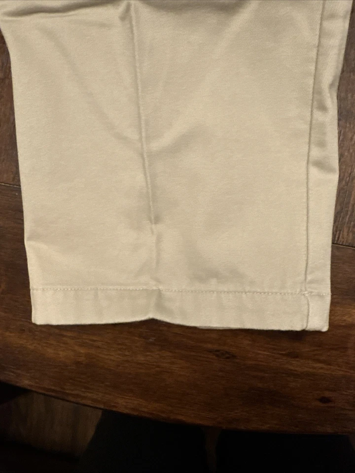 New L.L. Bean Natural Fit Pants Mens SZ 38x36 Khaki Flannel Lined - Image 4 of 4