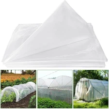 Clear Greenhouse Plastic Sheeting Waterproof UV Resistant Film for Garden Pla...