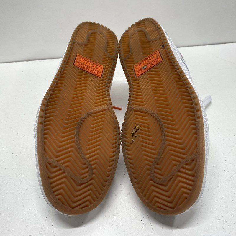 Converse White/orange Solid Low Top Athletic Snea… - image 7