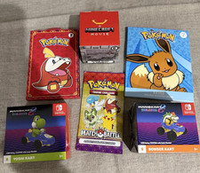 McDonald's Happy Meal Video Game Toys Lot Mario Kart Yoshi Bowser Pok mon Minecr