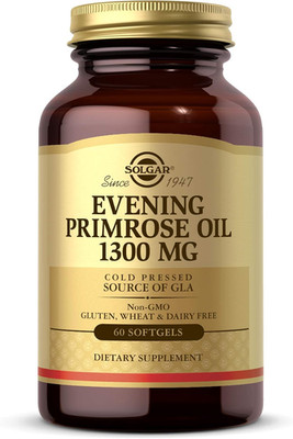 Solgar Evening Primrose Oil 1300 Mg, 60 Softgels - Promotes Healthy Skin - Nutri