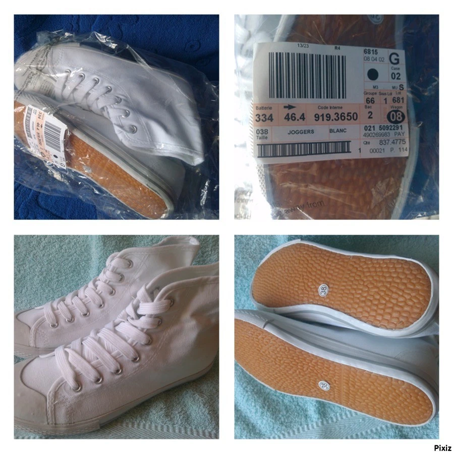 Neuf ! La Redoute Baskets Taille 38 Blanc - Photo 2/4