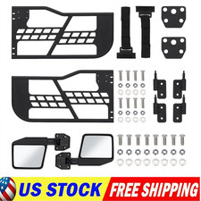 For 2007-2018 Jeep Wrangler Jk 2 Door Off-road Tube Doors With Side View Mirro