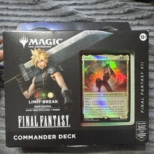 Magic The Gathering Final Fantasy VII Commander Deck CLOUD Limit Break MTG FF