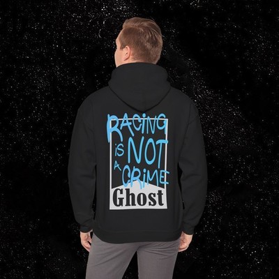 cigarette racing hoodie Ghost Racing - Racing Is Not A Crime Cigarette Black Unisex Hoodie