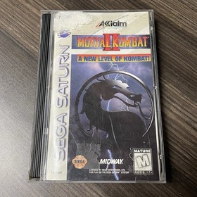 Mortal Kombat II Sega Saturn COMPLETE Disc + Case + Manual + Reg. Card