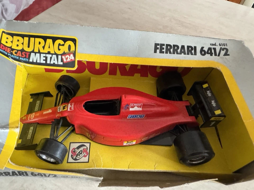 Burago F1 Ferrari 641/2 cod. 6101 scala 1:24 Made in Italy da collezione - Immagine 3 di 4