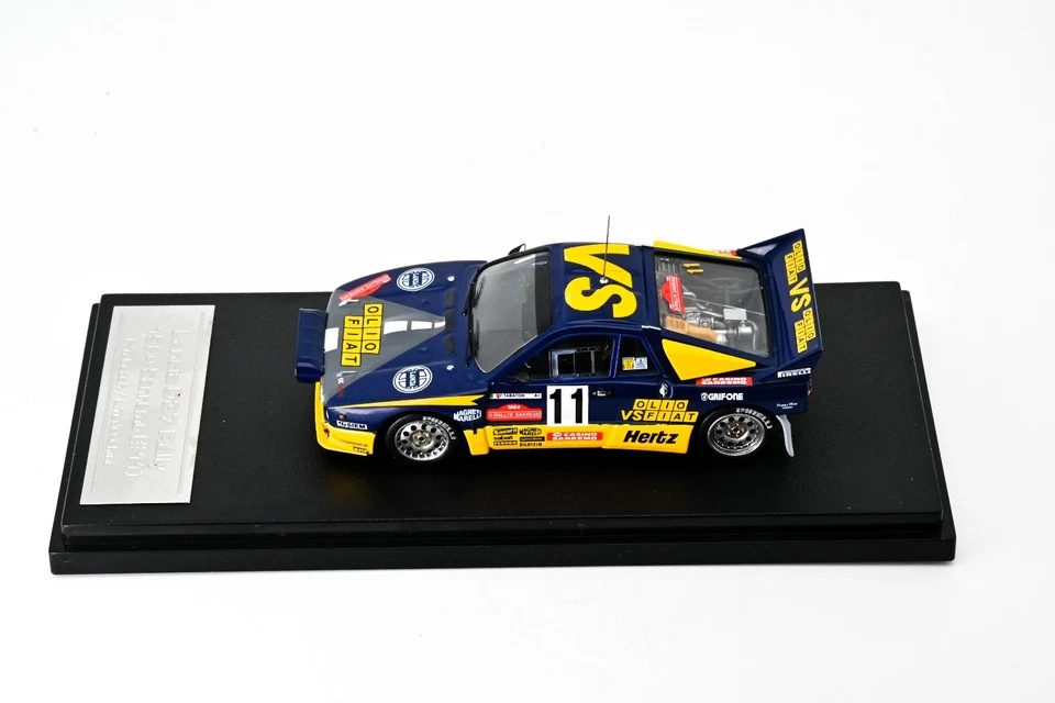 hpi-racing Lancia Rally 037 OLIO FIAT #11 Tabaton Rally Sanremo 1984 1/43 8199 - Immagine 2 di 4