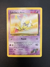 Pokémon TCG Sabrina's Abra Gym Challenge Unlimited Common Card 93/132 on eBay