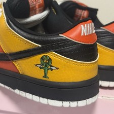 Nike Dunk SB PRO 2005 talla 8,5 pistola de rayos baja negra 304292-803 naranja