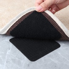 10pack Grippers for Rug, Non Slip Rug Pads Gripper 4inch by 4inch, Black