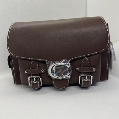 Coach CT721 Leather Soft Tabby Shoulder Bag Crossbody Maple outlet New from JPN