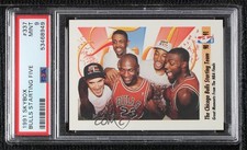 1991-92 Skybox Michael Jordan Scottie Pippen Horace Grant John Paxson PSA 9 02v3