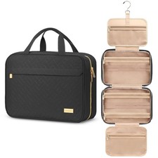 Hanging Travel Toiletry Bag, Large Capacity Cosmetic Toiletry Organizer for F...