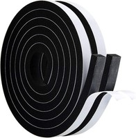 Dichtungsband Selbstklebend FüR TüRen Fenster, 12Mm(B) X 10Mm(D)/4M, Schwarz