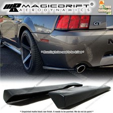 For 99-04 Ford Mustang Mda Style Rear Bumper Side Corner Apron Splitters Lip For 99-04 Ford Mustang Mda Style Rear Bumper Side Corner Apron Splitters Lip