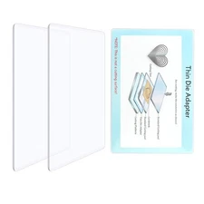 3 PCS Standard Cutting Pads Thin Die Adapter for Die Cutting Machine Clear
