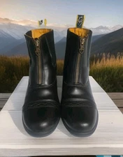Shires Moretta Clio Paddock Black Boots 9963BLK Size 4