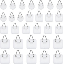 30 Pcs Adhesive Picture Hanger, Adhesive Hooks for Hanging Pictures without Nail