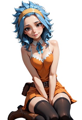 Levy McGarden Fairy Tail Vinyl Car Decal Sticker 7'' Weatherproof
