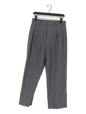 Uniqlo Women's Suit Trousers W 28 in Grey Polyester