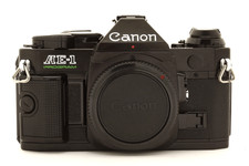 Near Mint Canon AE-1 Program 35mm Film Camera Body Black 50712