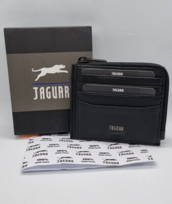 Porta Carte Elettronico Portafoglio Porta Carte Jaguar PF732 Pelle