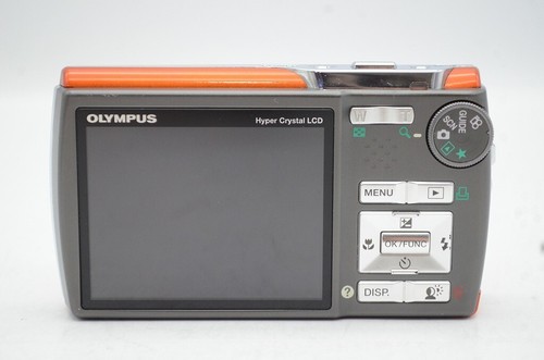 "Near mint" OLYMPUS μ830 8.0MP Compact Digital Camera Persimmon Orange #250510m - Picture 6 of 10