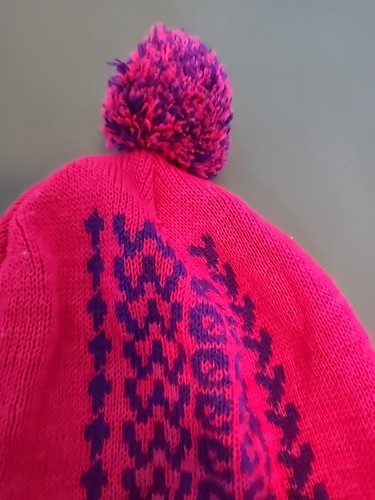 Vtg 90s Looney Tunes Tweety Bird Baby Toddler Hat Youth winter Pom Pom - Picture 4 of 10