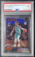 2019 Hoops Ja Morant Premium Stock Tribute #297 Rookie - PSA 9 Mint