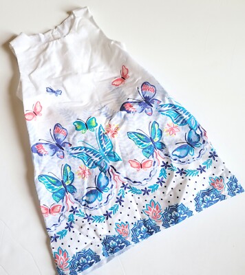 Gymboree 3T Butterfly Batik Lined Butterfly World Dress  NWT 2017 