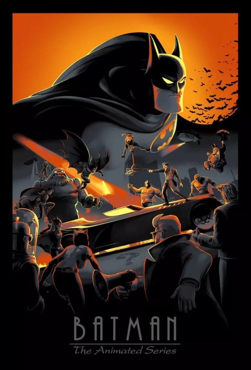 Batman: TAS - Juan Ramos Bottleneck Gallery Print - MINT