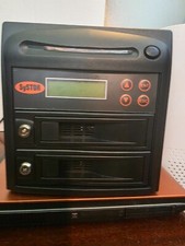 SYSTOR SATA 3.5 Dual Hard Drive Rackmount Duplicator w/2 Caddy/Power Cord - WORK