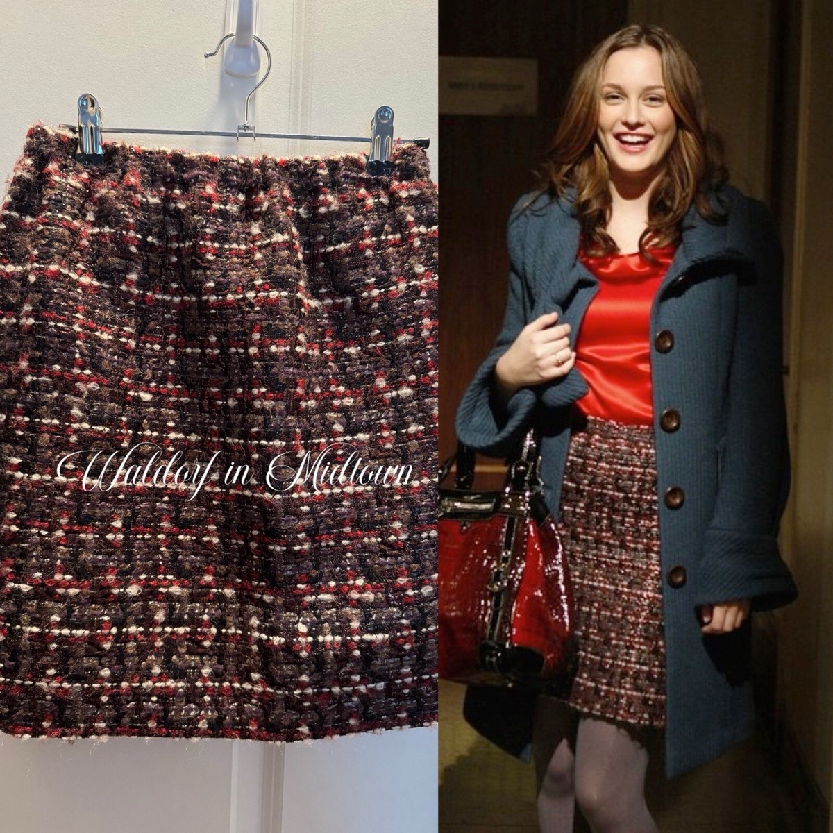 スカート andwang Blair's tweed skirt ASO BLAIR WALDORF TWEED SKIRT | eBay