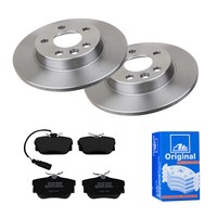 ATE Bremsscheiben Ø280MM + BremsbelÄGe Hinten FÜR VW Transporter T4 VAG