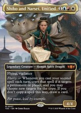 *MtG: 2x SHIKO AND NARSET, UNIFIED - Commander Tarkir: Dragonstorm Mythic*