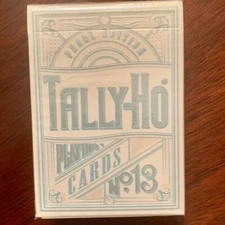 Pearl GILDED Tally-Ho Playing Cards Deck by Kings Wild Project - Only 200 Made!