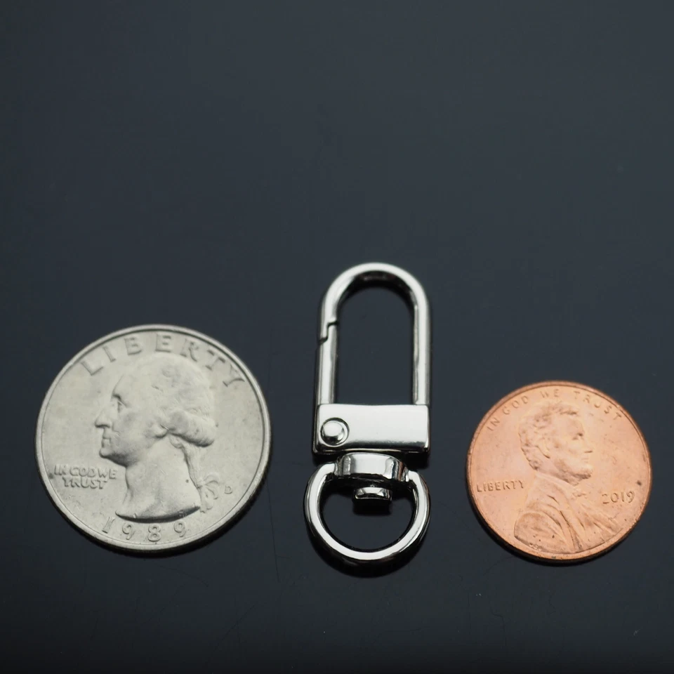 5pcs Keychain DIY Accessories Swivel Trigger Clip Connector Key Ring Bag Clasps - Image 4 of 4